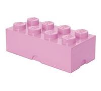 LEGO pierre de stockage 8 plots 25 x 50 cm polypropylène rose Rose G