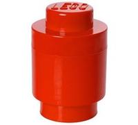 Brique ronde Lego pour rangement 1 tenon - Rouge