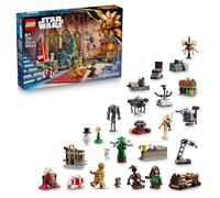 LEGO Star Wars Le Calendrier de l’Avent 2025 - Jeu pour Garçon ou Fille dès 6 Ans - Compte à Rebours Avant Noël avec 24 Surprises Dont 2 Minifigurines & 5 Figurines de Droïdes - Idée Cadeau 75418