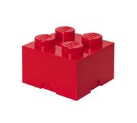 Lego Storage Brick 4 Medium Red