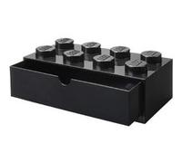 LEGO tiroir de bureau 8 plots 31,6 x 15,8 cm polypropylène noir Noir G