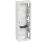 Legrand 080283 Cadre Saillie Profondeur 40mm Mosaic pour 3x2 Modules Vertical et Support, Blanc