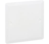 Legrand Couvercle Batibox 80x80 - Couvercle carré 1 poste, fixation par clips (vis non livrées)