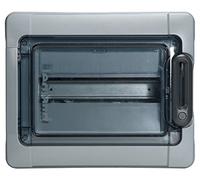 Legrand 001921 Coffret Étanche Plexo avec Embouts à Perforation Directe Prémontés IP65 IK09, 12 Modules, Gris