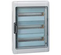 Legrand 001926 Coffret Étanche Plexo avec Embouts à Perforation Directe Prémontés IP65 IK09, 3X18 Modules, Gris