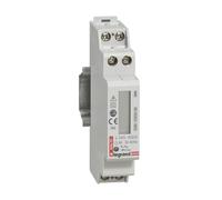 Legrand 004670 Compteur Modulaire Monophasé EMDX³ Non MID Raccordement Direct avec Sortie à Impulsions, 32A, 1 Module, Gris Clair