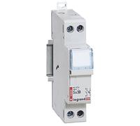 Legrand 005802 Coupe-Circuit Domestique Unipolaire + Neutre pour Cartouche Cylindrique Miniature, 5mm x 20mm, 250V, Gris Clair