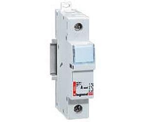 Legrand 005808 Coupe-Circuit Sectionneur Unipolaire pour Cartouche Cylindrique Industrielle Type aM ou gG, 10mm x 38mm, 500V, Gris Clair