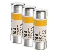 Legrand 011310 Cartouche Cylindrique Domestique sans Voyant, 8.5mmx23mm, 10A (Lot de 3)
