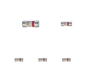 Legrand 011616 Cartouche Cylindrique Domestique sans Voyant, 10.3mmx25.8mm, 16A, Gris (Lot de 5)