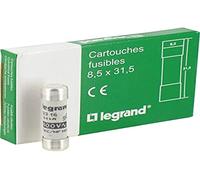 Legrand 012302 Type G Cartouche Industrielle Cylindrique sans Voyant, 8mmx32mm, 2A