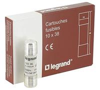 Cartouche cylindrique - Fusible - 10x38 - sans voyant - type gG - 6A GG 500V LEGRAND