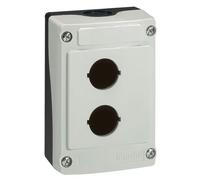 Legrand 024202 Boîte à Boutons Vide, Osmoz 2 Trou, Gris