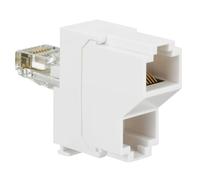 Legrand 032745 Doubleur Saillie pour Informatique et Téléphone