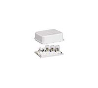 Legrand 034021 Coffret Matière Moulée, IP40, IK04, Dimensions 100x80x36mm, pour Bornes 6mm², 10mm² et 16mm², Blanc, Lot de 10