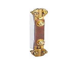Legrand 034389 Barrette à Cosses Basse avec Platine Plastique, 95x20mm, Longueur 125mm et Fixation par vis Ø5mm, Lot de 10