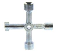 Clé multi-empreintes - LEGRAND - Métal - 8mm carré mâle - 6mm carré mâle - Triangle 8mm