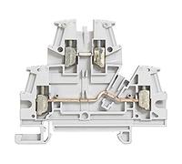 Legrand 037167 Bloc de Jonction de Passage à Vis Viking3 avec 2 Jonctions, 2 Étages Sorties, 2.5mm², Pas 5mm, Gris