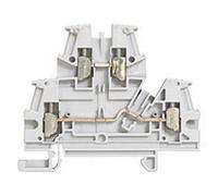Legrand 037168 Bloc de Jonction de Passage à Vis Viking3 avec 2 Jonctions, 2 Étages Sorties 4mm², Pas 6mm, Gris