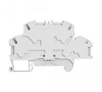 Legrand 037268 - Bloc de jonction Viking 3 à ressort - 2 jonc/2 conduct - 2 étages - gris - pas 6