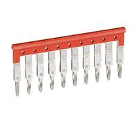 Legrand 037501 Peigne pour 10 Blocs de Jonction à vis ou Ressort Viking3 pas 5mm, Rouge