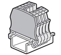 Legrand 037556 Cloison Terminale pour Blocs de Jonction à Vis Viking 3 Sectionnable Cartouche Fusible 5x20 Bouchon Vissé