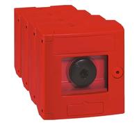 Legrand 038011 Coffret Bris de Glace Double Position IP44, Montage en Saillie, Rouge (Lot de 4)