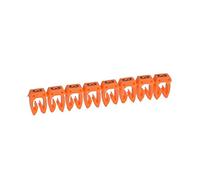 Legrand 038213 CAB 3 Repère pour Blocs de Jonction et Filerie, 0.5mm² à 1.5mm², Chiffre 3, Orange