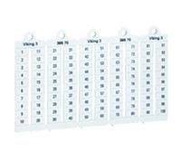 Legrand Repère chiffres pour borniers Viking 3 - Lot de 100