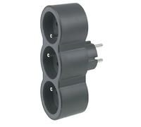 LEGRAND Triplite FB 3x2P+T standard prises frontales - Noir