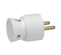 Legrand Fiche plastique 050416 – 2P+T 16A à sortie latérale, Blanc
