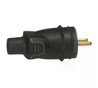 Legrand - Fiche mâle électrique 50445 - connexion à vis - caoutchouc - 2P+T 16A - IP44 - Noir