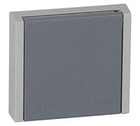 Legrand Prise de courant étanche Plexo 055708 - 3P+N+T 20A IP44 Ø67mm Gris