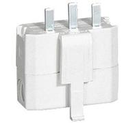 Legrand 060134 DCL Fiche, 2P+T, 6A, 250V, Blanc
