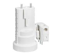 Legrand 060135 DCL E27 Douille Compacte LiVrée avec Fiche, Blanc