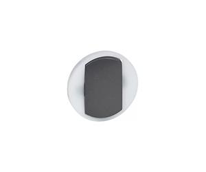 Legrand 065204 Enjoliveur Large Céliane pour Interrupteur, Poussoir Lumineux, Finition Graphite