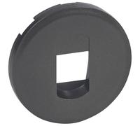 Legrand 067813 Enjoliveur Céliane pour Prise Haut Parleur Simple, Finition Graphite