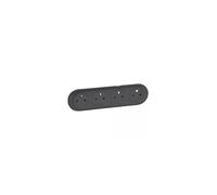 Legrand 067914 Enjoliveur Céliane pour Quadruple Prise de Courant Surface Précablée Compacte, 2P+T, Finition Graphite