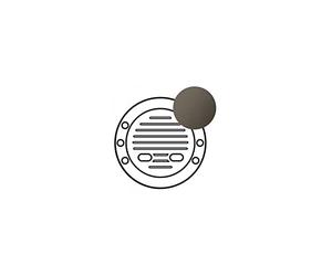 Legrand 067987 Enjoliveur Céliane pour Carillon d'Ambiance, Finition Graphite