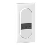 Legrand 068135 Enjoliveur Céliane pour Prise Rasoir, Blanc