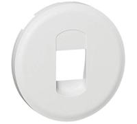 Legrand Enjoliveur Céliane 068211 pour prise haut-parleur simple Blanc 1 unité