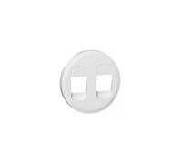 Legrand 068212 Enjoliveur Céliane pour Prise Haut Parleur Double, Blanc, Lot de 10