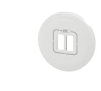 Legrand 068256 Enjoliveur Céliane pour Chargeur Double USB Type-A et Type-C, Blanc, Lot de 1