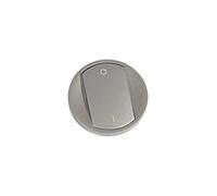 Legrand 068321 Enjoliveur Doigt Large Céliane pour Interrupteur Bipolaire, Finition Titane, Lot de 10