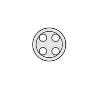 Legrand 068532 Enjoliveur Céliane pour Prise Banana Double, Finition Titane