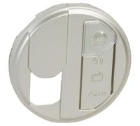 Legrand 068591 Enjoliveur Céliane pour Prise Simple pour Réseau Optimum, Finition Titane, Lot de 10