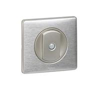 Legrand Plaque Céliane 068923, Métal 3 postes, Aluminium