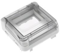 Legrand 069580 Adaptateur Étanche Opaque Plexo Composable IP55 pour Fonction Mosaic 2 Modules, Gris/Blanc
