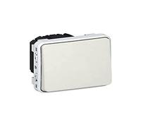Legrand 069611 Interrupteur ou Va et Vient Étanche Plexo Composable IP55 10AX, 250V, Blanc