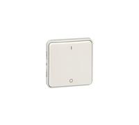 Legrand 069627 Interrupteur Bipolaire Étanche Plexo Composable IP55, 10AX, 250V, Blanc